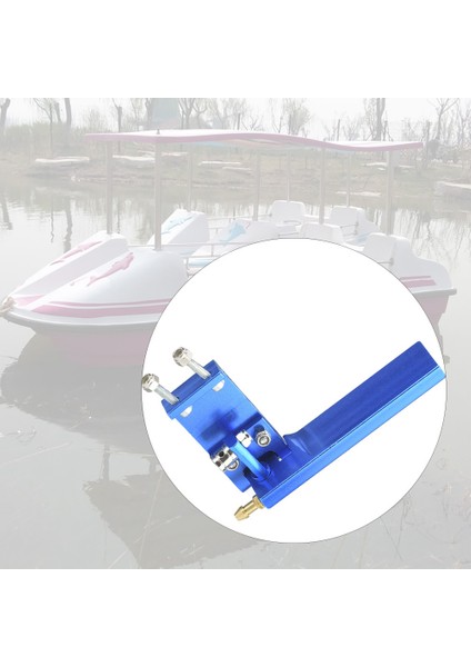 Rc Yarış Elektrikli Tekne Modeli Deniz Için Su Alma Girişli Alüminyum Dümen (Mavi, 95MM) (Yurt Dışından) fiyatları