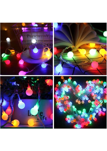 100 Led’li 12 Metre Rgb Top Işık – Usb’li Kumandalı 8 Modlu Dekoratif Parti ve Organizasyon Aydınlatması fırsatları