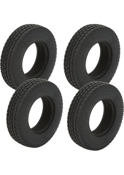 Tamiya 1/14 Rc Römork Yükseltme Parçaları Için 4 Adet 22MM Genişlik Rc Ön ve Arka Lastik Tekerlek Lastikleri (Yurt Dışından)