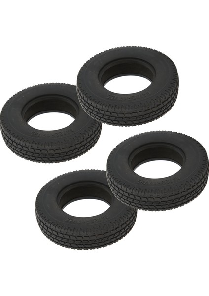 Tamiya 1/14 Rc Römork Yükseltme Parçaları Için 4 Adet 22MM Genişlik Rc Ön ve Arka Lastik Tekerlek Lastikleri (Yurt Dışından) modelleri