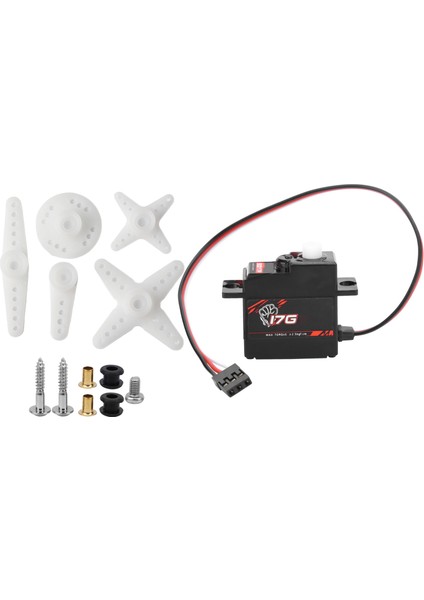S0017P 17G Plastik Dişli Dijital Servo 1/18 Rc Yüksek Hızlı Araba Uçak Robotuna Uygun (Yurt Dışından)