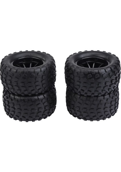 4 Parçalı Set 1:10 Rc Tekerlek Lastiği Ka Lastikler Hsp Redcat Exceed Kamyon Off-Road Araba Için (10 Delik) (Yurt Dışından)