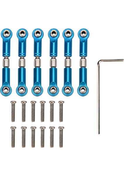 Rc Kamyon Yükseltme Parçaları Metal Direksiyon Bağlantı Çubukları Seti Wltoys 1/18 Model Araba Için (Yurt Dışından)