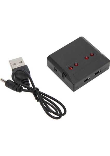 3.7V Lityum Pil Şarj Cihazı Jst Fiş 4'ü 1 Arada Pil Şarj Cihazı 4 Eksenli Uçak Modeli Için (Yurt Dışından)