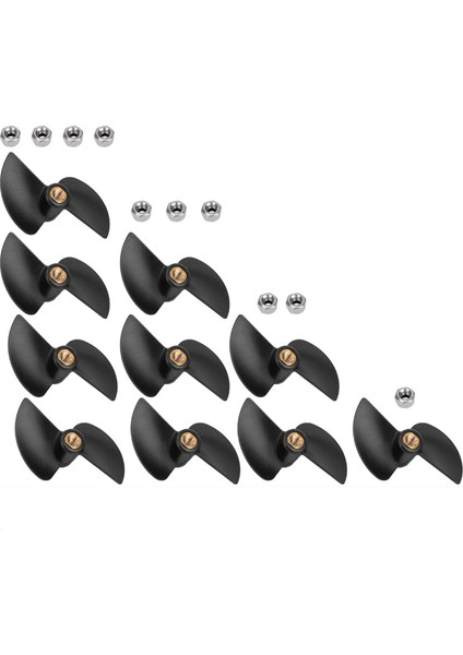 10 Adet Fırçasız Uzaktan Kumandalı Tekne Kuyruk Pervanesi Yedek Parça Takımı FT009 Rc Tekne Için (Yurt Dışından) modelleri