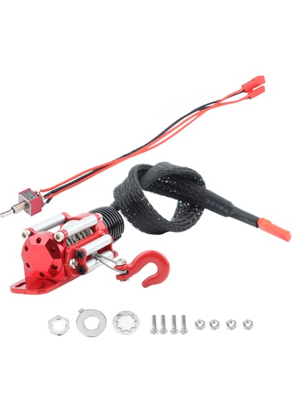 1:10 Rc Paletli Tırmanma Arabaları Elektrikli Metal Vinç SCX10 D90 D110 Tf2 Trx4 Km2 (Yurt Dışından)