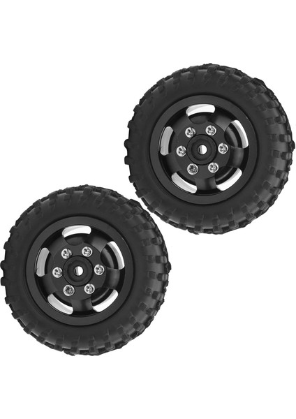 D12005 52MM Rc Araba Lastiği Ka Alüminyum Alaşımlı Kaymaz Lastikler Wpl D12 1/10 Rc Kamyon Için (Siyah Bl) (Yurt Dışından) modelleri