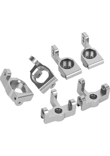 Ön Tekerlek Koltuğu Arka Tekerlek Koltuğu C Şekilli Koltuk Wltoys 1:14 144001 Rc Arabaya Uygun (Titanyum Rengi) (Yurt Dışından)
