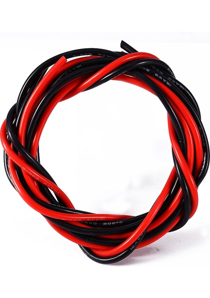 Yeni 12AWG 5m Ölçer Silikon Kablo Kordonu Bakır Telli Tel Rc (Yurt Dışından)