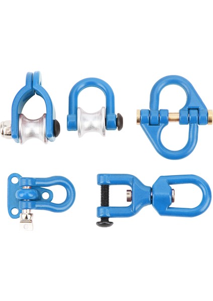 Metal Simülasyon Römork Çekme Tokası Çekme Kancaları Dekorasyon Aracı 1/10 Rc Carblue Için (Yurt Dışından)