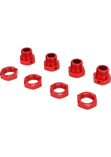 4 Adet Rc Tekerlek Hex Hub Adaptörleri 24MM Güçlü Alüminyum Alaşım Rc 24MM Tekerlek Hex Hub Adaptörleri Kapakları Pimleri Arrma 1/5 Kırmızı (Yurt Dışından)