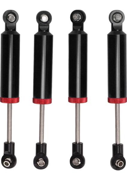 4 Adet Rc Amortisör 100MM Damper Için Iç Yaylı SCX10 1/10 Rc Paletli Araba Siyah (Yurt Dışından)