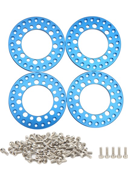 4 Adet 1.9 In Tekerlek Dış Halkaları Jantlar Istikrarı Artırmak Cnc Işleme Alüminyum Alaşım Rc Tekerlek Dış Halkaları Jantlar 1/10 Rc Mavi (Yurt Dışından)