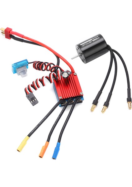 Rc 2430 5800KV Su Geçirmez 4 Kutuplu Fırçasız Motor ile 25A Esc Combo Set 1/16 1/18 Rc Araba Için (Yurt Dışından)