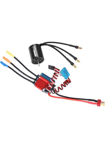 Rc 2430 5800KV Su Geçirmez 4 Kutuplu Fırçasız Motor ile 25A Esc Combo Set 1/16 1/18 Rc Araba Için (Yurt Dışından)