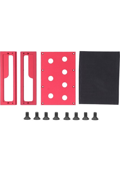 Rc Araba Çalışma Standı Aşınmaya Dalı Alüminyum Alaşım Rc Araba Tamir Iş Istasyonu Için 1/8 1/10 Rc Kamyon Ölçekler Kırmızı (Yurt Dışından)