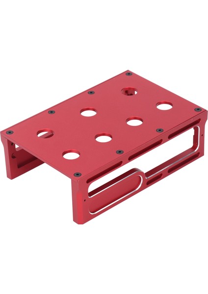 Rc Araba Çalışma Standı Aşınmaya Dalı Alüminyum Alaşım Rc Araba Tamir Iş Istasyonu Için 1/8 1/10 Rc Kamyon Ölçekler Kırmızı (Yurt Dışından) fırsatları