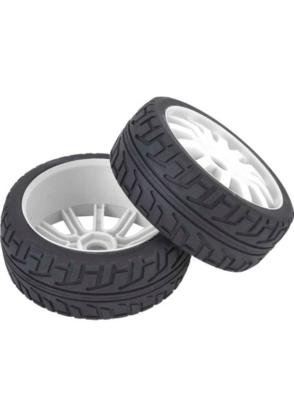 Jant Hub Lastikleri Lastik Lastikler 1/8 Yolda Yarış Rc Araba Aksesuarı (Beyaz) (Yurt Dışından) fiyatları