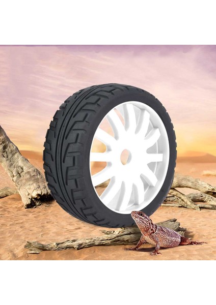 Jant Hub Lastikleri Lastik Lastikler 1/8 Yolda Yarış Rc Araba Aksesuarı (Beyaz) (Yurt Dışından) fırsatları