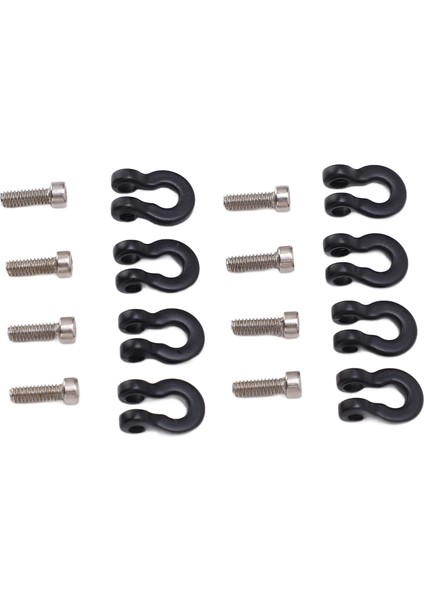 8 Adet Metal Ön Arka Tampon Römork Kancası 1/24 Rc Araba Çekme Kelepçesi Kancası Aksesuarı (Yurt Dışından) fırsatları
