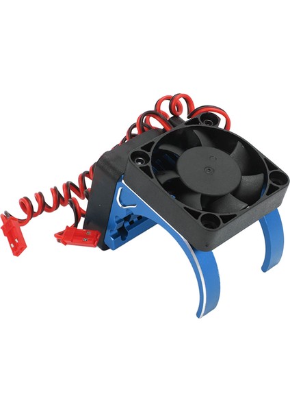 Rc Fırçasız Motor Soğutucu Profesyonel Çift Rc Araba Motoru Soğutma Fanı 1.65 In Çaplı Fırçasız Motor Mavi (Yurt Dışından)