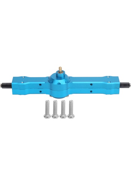 127MM Alüminyum Alaşımlı Arka Köprü Aks Montaj Aksesuarı Wpl D12 1/10 Rc Kamyon Partblue B (Yurt Dışından)