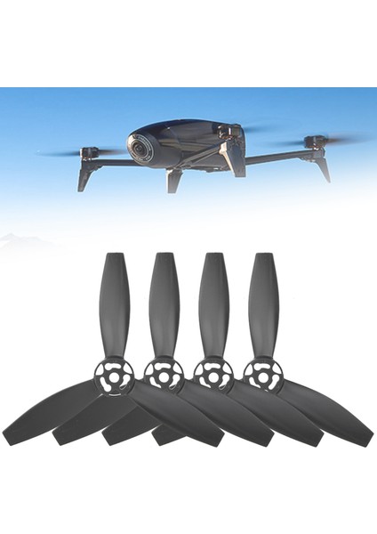 4 Adet Rc Uçak Pervanesi Değiştirilmiş Aksesuar Yedek Parçası Bebop 2 Dronetype A'ya Uygun (Yurt Dışından) fırsatları