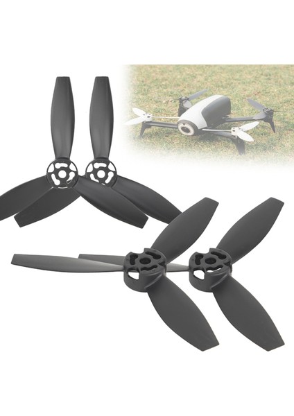 4 Adet Rc Uçak Pervanesi Değiştirilmiş Aksesuar Yedek Parçası Bebop 2 Dronetype A'ya Uygun (Yurt Dışından) indirimleri