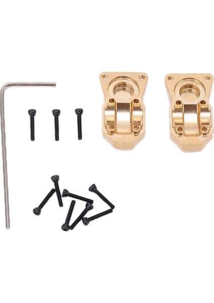 Rc Pirinç Ön Arka Diferansiyel Kapağı 1/24 Rc Araba Diferansiyel Kapağı SCX24 Axı 00002 Için SCX24 Axı 00001 Için SCX24 Axı 90081 Rc Araba (Yurt Dışından) modelleri