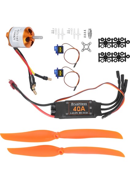 A2217 1100KV Fırçasız Motor 40A Esc SG90 9g Mikro Servo 1060 Pervane Rc Uçak Için (1100KV Motor 40A Esc 9g Servo 1060 Pervane) (Yurt Dışından) fiyatları