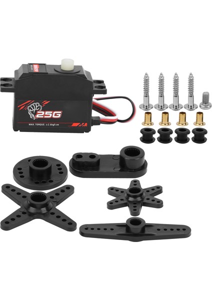 S0025P 25G Plastik Dişli Dijital Servo Yedek Parça Aksesuarı 1/12 Rc Araba Tekne Modeli Için (Yurt Dışından)