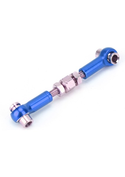 6 Adet Ayarlanabilir Servo Linkler Rot Seti Rc Araba 1/10 Buggy Tourning Araba 47MM Accessoriesdark Mavi (Yurt Dışından)