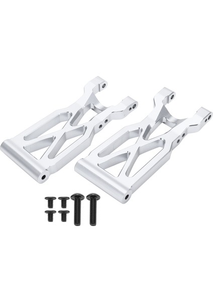 Rc Arka Süspansiyon Kolu Alüminyum Alaşımlı Arka Salıncak Kolu Yükseltme Parçaları Aksesuarları Wltoys 104001 1/10 Rc Carsilver (Yurt Dışından)