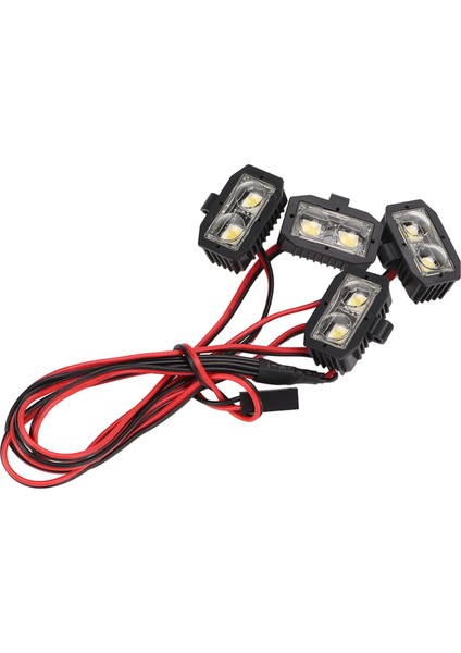 Rc Far 5-7. 4 V 8led Beyaz Işık Rc LED Farlar Aşınmaya Dalı Rc LED Işıkları ile Plastik Kabuk Için 1/10 Rc Araba (Yurt Dışından) modelleri
