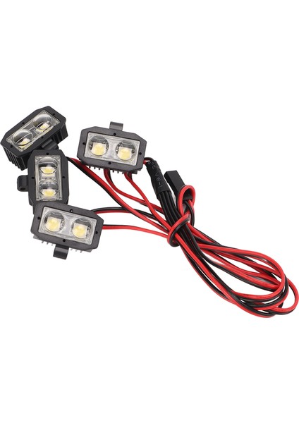 Rc Far 5-7. 4 V 8led Beyaz Işık Rc LED Farlar Aşınmaya Dalı Rc LED Işıkları ile Plastik Kabuk Için 1/10 Rc Araba (Yurt Dışından) fırsatları