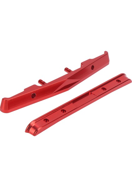 Rc Alüminyum Alaşımlı Ön Arka Tampon Seti Eksenel SCX24 90081 1/24 Rc Araba Yükseltme Parçaları Kırmızı (Yurt Dışından)