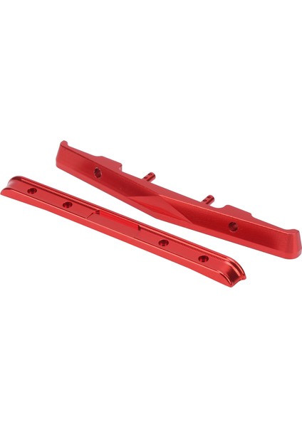 Rc Alüminyum Alaşımlı Ön Arka Tampon Seti Eksenel SCX24 90081 1/24 Rc Araba Yükseltme Parçaları Kırmızı (Yurt Dışından)