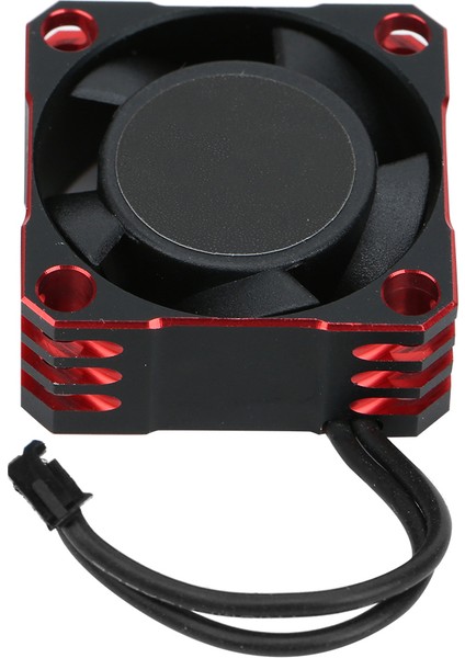 Alüminyum 25X25MM 32000RPM Hız Kontrol Cihazı Güçlü Metal Fan Isı Dağılımı Siyah Kırmızı (Yurt Dışından)