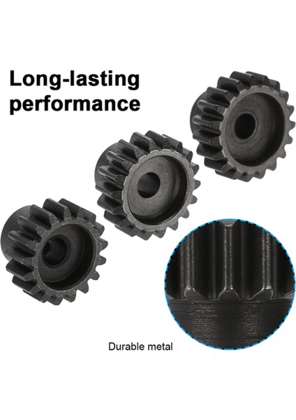 M1 ￠5mm 17T-19TT 20 T-22 T Metal Pinyon Dişli Motor Için 1/8 Rc Buggy Kamyon Araba (20 T-22 T) (Yurt Dışından) fırsatları