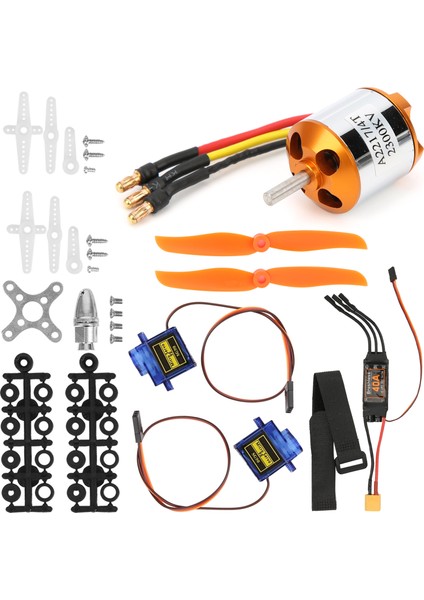 Rc Uzaktan Kumandalı Uçak 2217 KV2300 Motor 6035 Pervane Servo 40A XT60 Esc Seti (Yurt Dışından) indirimleri