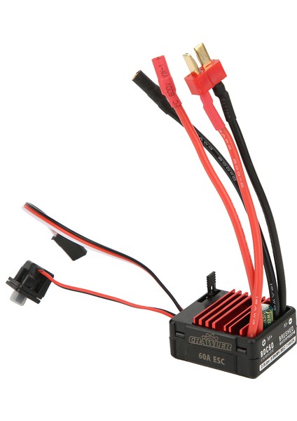 60A Elektrikli Hız Kontrol Cihazı Fırçalı Motor 540 Esc Rc Yedek Parça Aksesuar (Yurt Dışından)