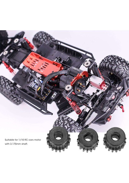 48DP ￠3.175 mm 13-15 T 16-18 T Krom Çelik Motor Pinyon Dişliler Combo Için 1/10 Araba (16 T 17 T 18 T) (Yurt Dışından) modelleri