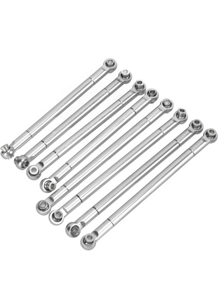 Adet Metal Tam Araba Bağlantı Çubuğu Bağlantı Kolu Bağlantı Çekme Çubuğu MN86 Serisi Model Yükseltme Rc Araba Gümüş (Yurt Dışından) modelleri