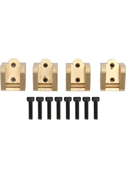 Pirinç Ön Arka Aks Bağlantı Çubuğu Montajı Axial SCX10 Iı 90046 90047 1/10 Rc Paletli Araba Için (Yurt Dışından)