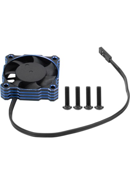 Yüksek Hızlı Elektrik Motoru Soğutma Fanı 40X40MM 16000RPM 5V‑9V 1/10 1/8 1/12 Rcblue'ya Uygun (Yurt Dışından)