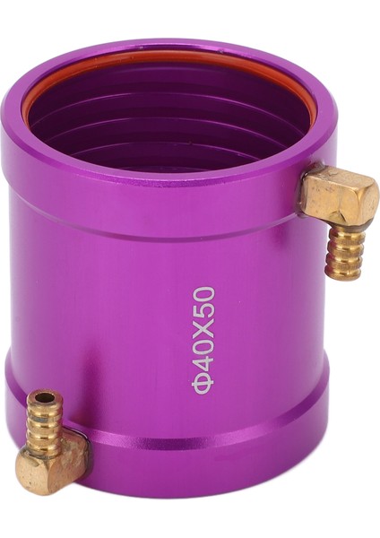 Motor Su Soğutma Ceketi Alüminyum Alaşımlı Deniz 40MM Gemi Soğutma Ceketi Rc Uzaktan Kumandalı Tekne Için (Yurt Dışından)