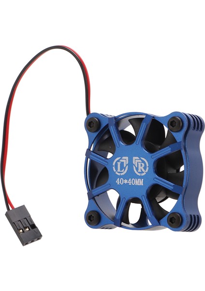 Motor Soğutma Fanı alüminyum alaşımlı hızlı ısı dağılımı RC Soğutma Fanı ile Metal Örgü kapak için 1/10 1/12 1/8 RC Araba Koyu Mavi (Yurt Dışından) fiyatları