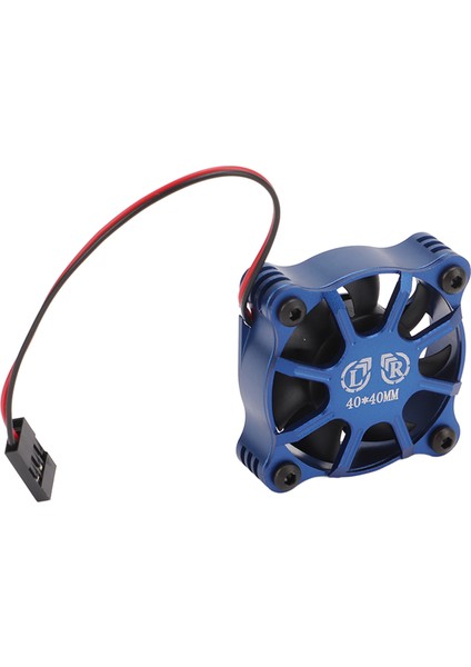 Motor Soğutma Fanı alüminyum alaşımlı hızlı ısı dağılımı RC Soğutma Fanı ile Metal Örgü kapak için 1/10 1/12 1/8 RC Araba Koyu Mavi (Yurt Dışından) modelleri