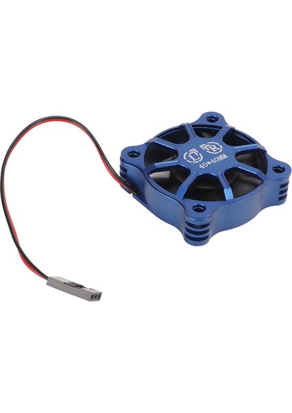 Motor Soğutma Fanı alüminyum alaşımlı hızlı ısı dağılımı RC Soğutma Fanı ile Metal Örgü kapak için 1/10 1/12 1/8 RC Araba Koyu Mavi (Yurt Dışından) indirimleri