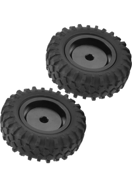 2 Adet Kamyon Tekerleği Lastik Lastik 55MM Dia Alüminyum Alaşım Için Fit Wpl D12 1/10 Rc Carblack (Yurt Dışından) fırsatları